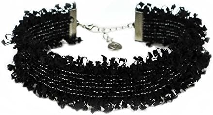 'Thestyl Eassistant "Chiara Stainless Sparkling Choker Collar Chain Women's Necklace Joker Slim Adjustable Cold Tap F16 27