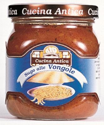 Cucina Antica - Sugo alle Vongole (Rosso) - 200 g (2 vasetti x 200 g)