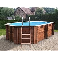 Piscina Madera Gre Cannelle TerraPools 551x351x119 cm.