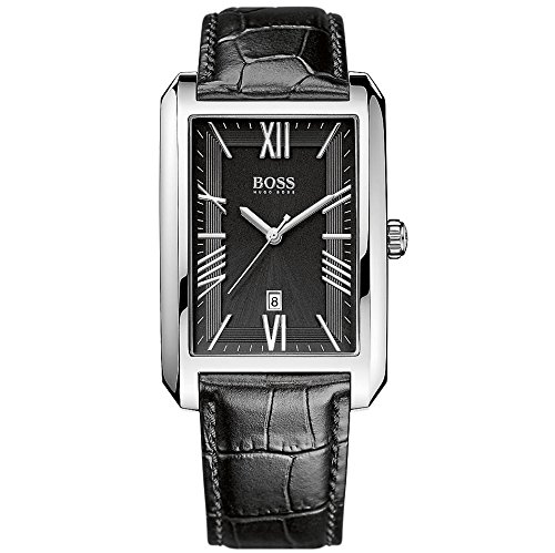Hugo Boss Herren-Armbanduhr Analog Quarz Leder 1513026