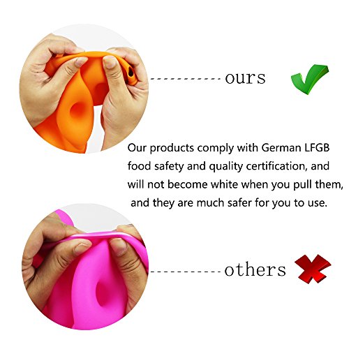 Goodlucky365 (2 stück) 6 silikon – kuchen formen, donut formen, donut – schokolade seife – gelee – backform, geeignet für geschirrspüler, backofen, mikrowelle, kühlschrank - 4