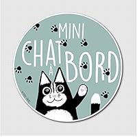Stickers vinyle "Mini Chat A Bord"