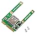 Produktbild ClookYeed Grün 51 * 29 * 7mm (L * B * H) 4g Mini-PCI-E-Kartensteckplatz Erweiterung für USB 2.0-Schnittstellenadapter Riser-Karte Eletronic kompatibel mit USB1.1