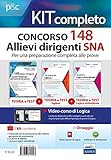 Kit completo concorso 148 Allievi Dirigenti SNA (Scuola Nazionale dell'Amministrazione). Con software di simulazione