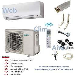 Climatisation réversible Daikin 3.5 KW avec kit 5 Mètres de liaison