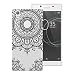 Produktbild Yokata Sony Xperia L1 Hülle Transparent Weiche Silikon Handyhülle Schutzhülle TPU Handy Tasche Schale Etui Weich Silicone Bumper Ultra Dünn Slim Schlank Durchsichtig Handytasche Premium Kratzfest Clear Backcover Schutz für Sony L1 Case Cover - Schwarze Mandala