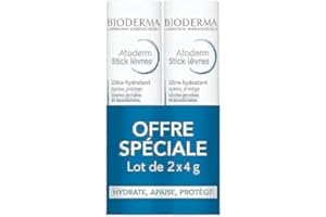Bioderma Atoderm Stick Lèvres Ultra-Hydratant Lot de 2 x 4 g