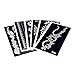 6 Sheets Wrist Body Art Henna Tattoo Stencil Flower Pattern Bracelet Design Women Makeup Party Gift