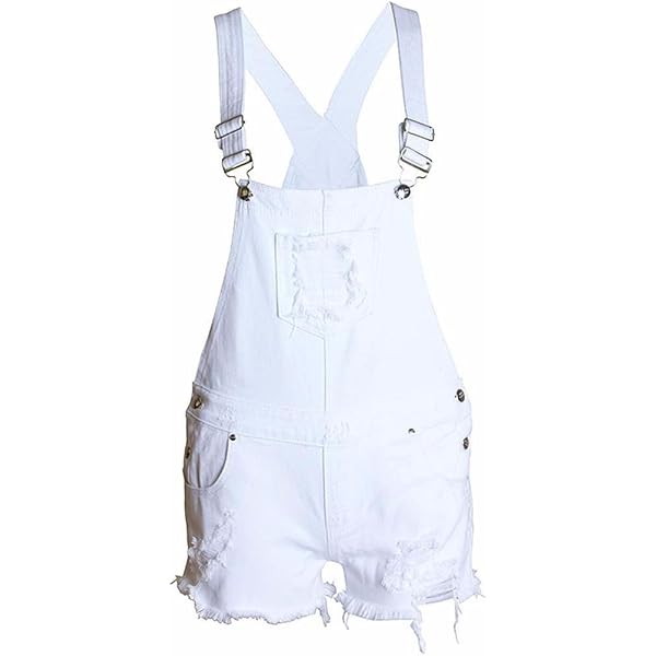 Hybrid & Company Women's Stretch Denim Jumpsuit Overalls