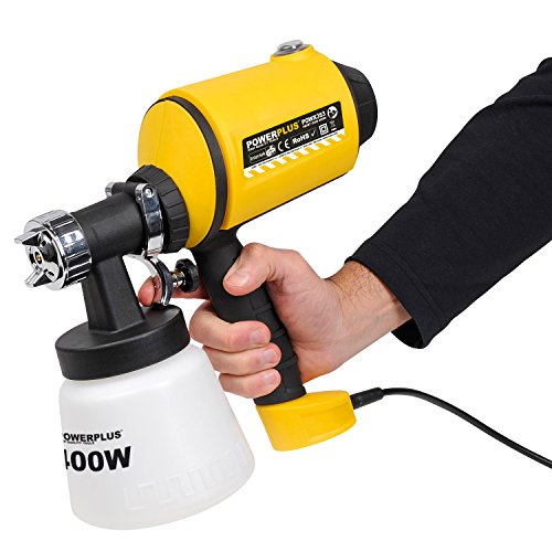 Spritzpistole, elektrische Farbspritzpistole, 400 Watt , 3 Düsen, 900 ml Becher – P - 5