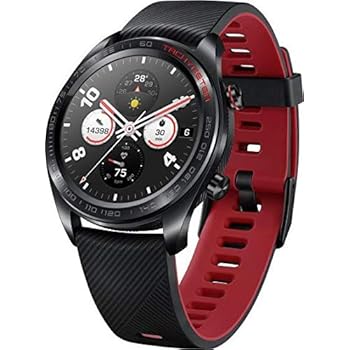 HONOR Watch Magic Reloj Inteligente Negro, Rojo AMOLED 3,05 cm ...