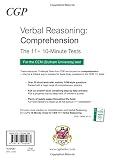 Image de 10-Minute Tests for 11+ Comprehension (Ages 10-11) - CEM Test