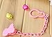Vale® Baby Infant Dummy Soother Pacifier Chain Clip Holder Toddler Gift-Pink