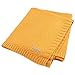 Produktbild Per Organic Cotton Knitted Baby Decke Swaddle Empfangen Decken für Neugeborene Jungen Mädchen Kinder(Gelb)