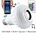 Produktbild 2Pack Smart Bluetooth RGB Glühbirne LED Bulb mit Ferngesteuerte Dimmbare Multi Color drahtlose Fernbedienung Lampe mit Lautsprecher E27 Wireless Musik Lampe for Home,Party Dekoration