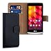 Produktbild kwmobile LG Leon 3G / 4G Hülle - Kunstleder Wallet Case für LG Leon 3G / 4G mit Kartenfächern und Stand
