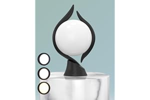 ‎HIBOITEC UV-Freie LED Tageslichtlampe Schreibtisch 10000 Lux Sonnenlicht, Lichttherapielampe mit 5 Einstellbare Helligkeitsstufen, Weiß/Warm Weiß/Warmes Licht&Timer, LED Lichttherapie Lampe Gegen Depressionen