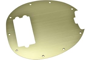 KAISH Metallo Alluminio Anodizzato Basso Battipenna Scratch Plate per Music Man Classic 4 Corde StingRay Bass Gold