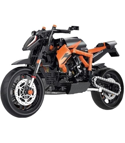 Kit Costruzioni Moto Hanley Car 445 Pezzi – Modello Tecnico MOC Con 2 Stili Di Adesivi (moderno/retrò) – Regalo Per Adulti E Bambini - 2