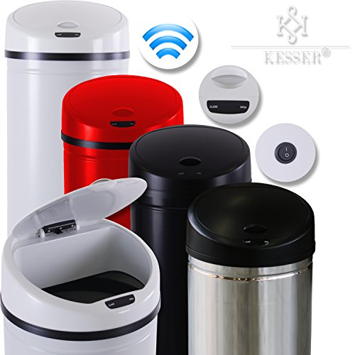 Kesser® Sensor Mülleimer ✓ Automatik ✓ Abfalleimer ✓ Abfall | EDELSTAHL | Farbe: Silber | Größe: 30 L - 2