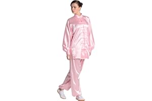 G-LIKE Unisex South Korean Silk Tai Chi Uniform Kung Fu Suits Women Men Ladies