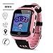 Produktbild DUWIN -Telefon Uhr Haben Abhörfunktion, für Kinder, SOS Notruf+Telefonfunktion, Live, Funktioniert weltweit, Anleitung + App Support auf Deutsch, Pink