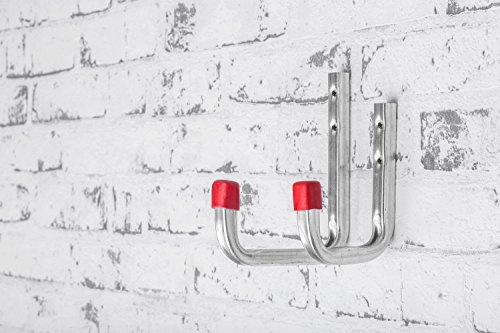 20x GedoTec® Wandhaken Schraubhaken Profilhaken Universalhaken Allzweckhaken Haken Stahl verzinkt | Tiefe 80 x Höhe 120 mm | Tragkraft 80 kg | Markenqualität für Ihren Wohnbereich - 3