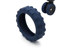 XNBTFK 16-Pack Luggage Wheel Protector, Suitcase Wheel Protectors for Travel, Blue Wheel Covers to Reduce Noise and Protect Luggage Wheels from Scratches