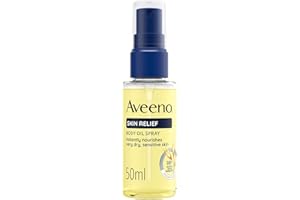 Aveeno Daily Moisturising Body Cleansing Oil (1x 50ml), Nourishing Shower Body Oil for Normal to Dry Skin, Soap-Free, Lightly Scented & Vegan* with Soothing Prebiotic Triple Oat