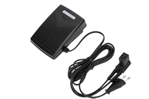Dekaim Pedale Macchina da Cucire per Singer 974 (220 V),Pedale a pedale,Con velocità variabile e cavo di alimentazione,Per macchine da cucire Singer 974 (spina UE)