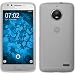 Produktbild PhoneNatic Case für Lenovo Moto E4 (EU Version) Hülle Silikon weiß matt + 2 Schutzfolien
