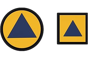 ‎PATCH FORCE Patch Force - Zivilschutz Rubber Patch (farbig) ∅ 7 cm - Als Abzeichen für Uniformen, Weste, Einsatztasche, Jacke oder Rucksack - Katastrophenschutz, Katastrophenhilfe, Bevölkerungsschutz