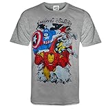 Camiseta de la mejor calidad, de 100 % algodón. Con la etiqueta oficial de Marvel en la costura lateral.