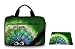 Produktbild Silent Monsters Canvas Schutzhülle mit Zubehörfach/Mauspad 39,6 cm (15,6 Zoll) für Laptop grün hedgehog