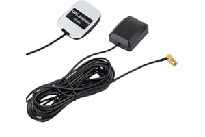 Vecys GPS Antenna Right Angled SMA Male 3m RG174 Magnetic Base Antenna Suitable for Car Vehicles GPS Navigation Syste