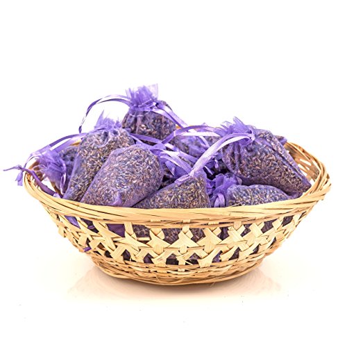 PAJOMA 30870 10er Pack Duftsäckchen Lavendel, Organzabeutel, Höhe 9cm - 4