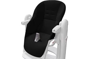 GENERIC Peg Perego Tatamia - Coprisedia per seggiolone, cuscino di ricambio facile da installare, traspirante, rivestimento in pelle PU con imbottitura