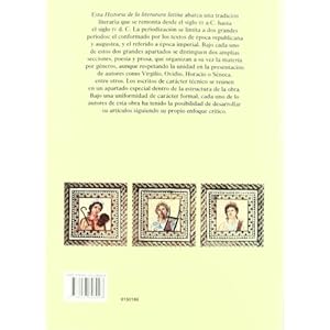 Historia de la literatura latina / History of Latin Literature