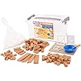 Teifoc 1000 - Basic starter set - Build with real Bricks & Cement, for 6 Months To 18 Years
