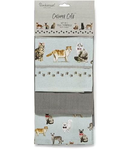 Set di 6 sottobicchieri in legno, sottobicchieri rotondi a tema gatto