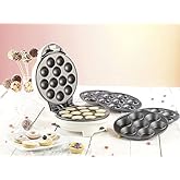 Rosenstein & Söhne Cake Pop Maker: 3in1-Donut-, Cupcake- und Cakepop-Maker mit Antihaftbeschichtung (Donut Muffin & Cake Pop 