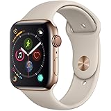 Apple Watch Series 4 44mm (GPS + Cellular) - Cassa In Acciaio Inossidabile Color Con Cinturino Sport Tortora (Ricondizionato)