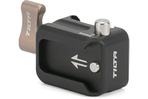 Tilta Adaptateur de pince NATO sur chaussure froide compatible avec la plupart des accessoires basés sur chaussures froides Flexibilité et sécurité - Noir TA-NTC-CSA-B