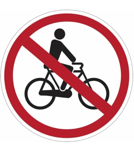 Adesivo Divieto Di Appoggiare Biciclette - 200x300 Mm - Vinile Per Interni Ed Esterni - Foto 10