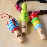Holz-Tier Pfeife Musikinstrument Spielzeug Baby Kind Bevorzugen Bildungs - 5