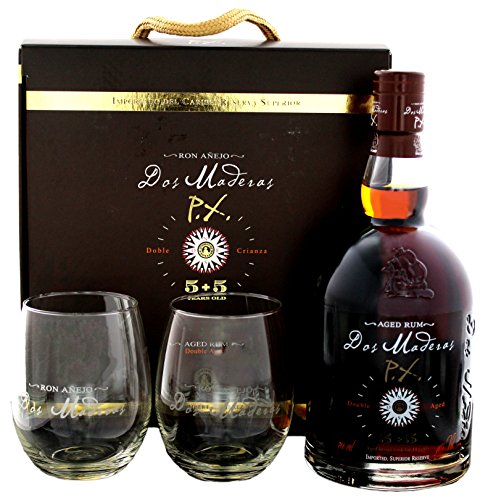Dos Maderas PX 5 + 5 - Caja 2 gafas - 70 cl