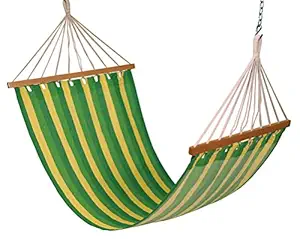 Hangit Cotton Hammock (Green Leaf, 335 Centimeters)