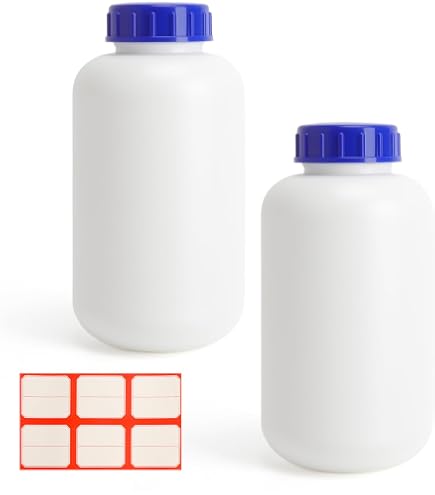 3x Weithalsflasche 1000ml Aus HDPE – Mit Etikette Produktbild-Vorschau 1
