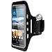 Produktbild Handy LED-Licht Sport Armband Tasche Halter Hülle Case Joggen HTC One M9 Schwarz