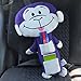 Seat Belt Pet - Seat Belt Buddy for Safety of Kids (Pack of 1, Monkey)